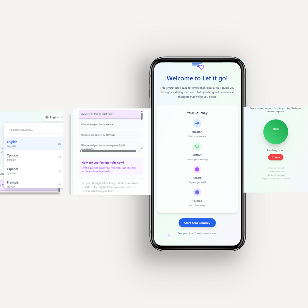 Let It Go Mobile Mockup