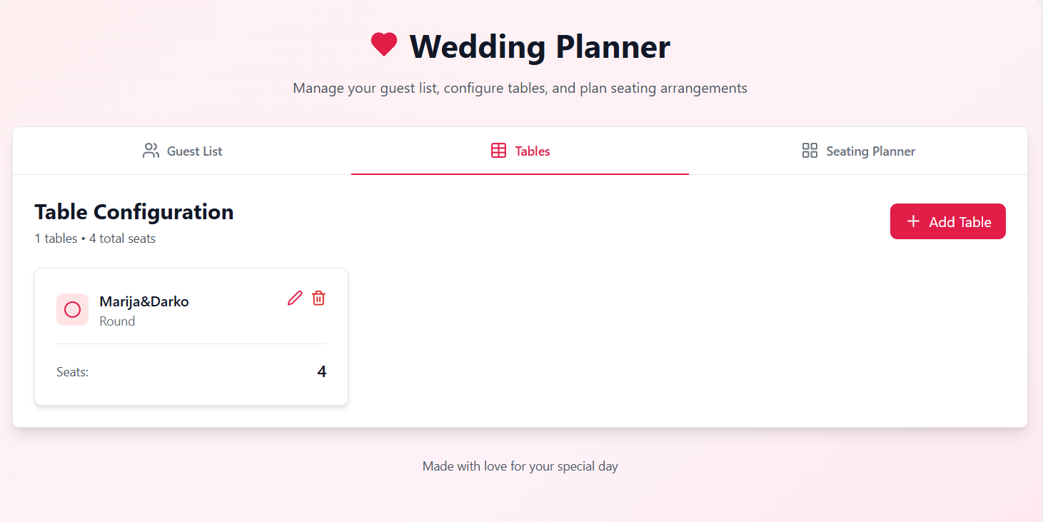 Seating Planner 7